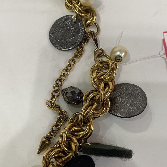 REBECCA MOSES For WILD ABOUT CASHMERE Rare Heavy Glass Necklace - Picture 6 of 12